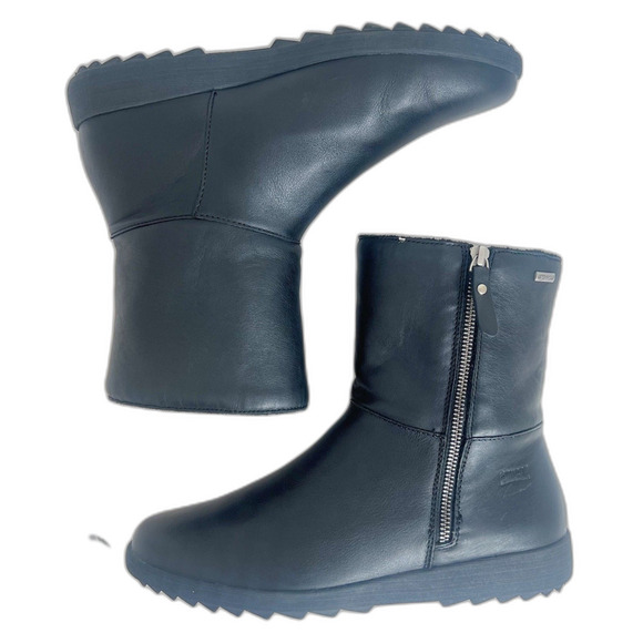 Like New Cougar Women's Toledo Waterproof Booties Black Leather Size 10 - Picture 2 of 13